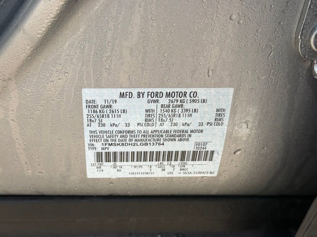 Used 2020 Ford Explorer XLT w/ Comfort Package image 10