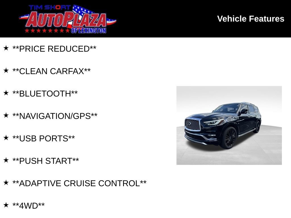 Used 2019 INFINITI QX80 Limited AWD/4WD image 7