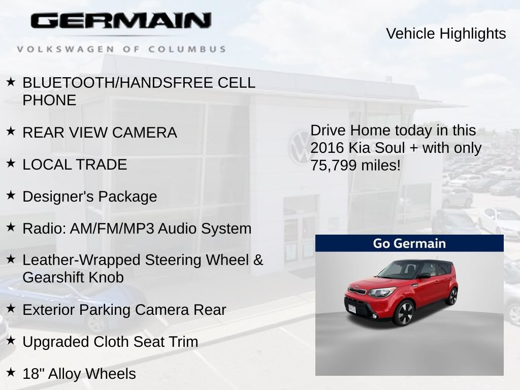 Used 2016 Kia Soul + w/ Designer's Package FWD image 5
