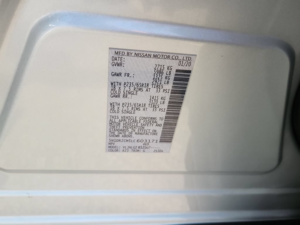 Used 2020 Nissan Pathfinder SL AWD/4WD image 19