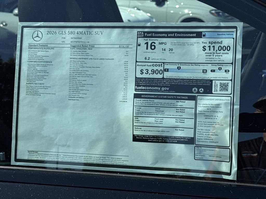 New 2026 Mercedes-Benz GLS 580 4MATIC image 10
