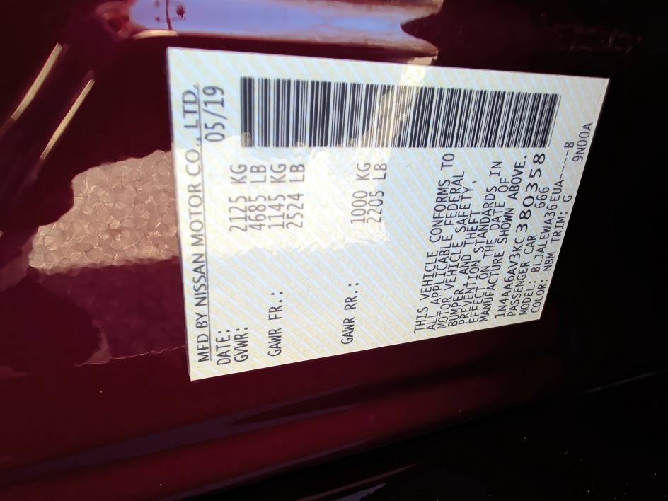 Used 2019 Nissan Maxima 3.5 SL image 32