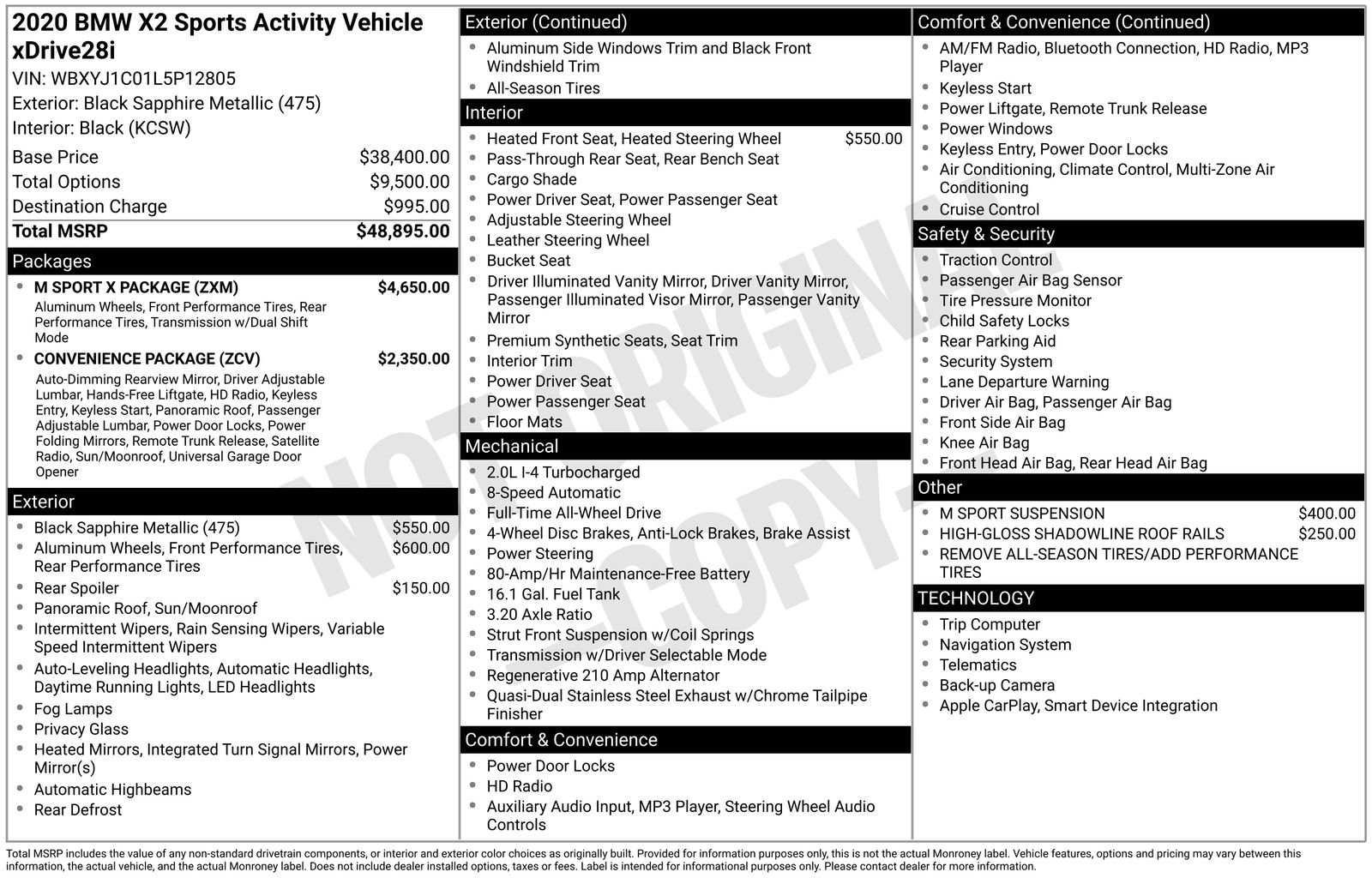 Used 2020 BMW X2 xDrive28i w/ M Sport X Package image 6