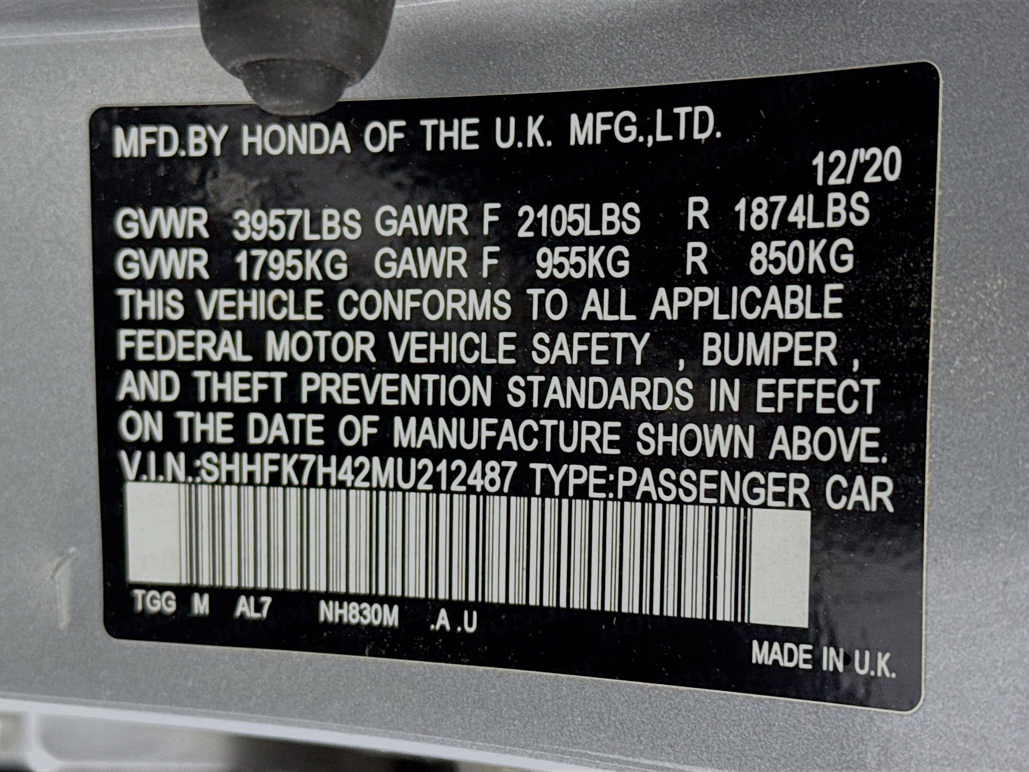 Used 2021 Honda Civic Sport image 29