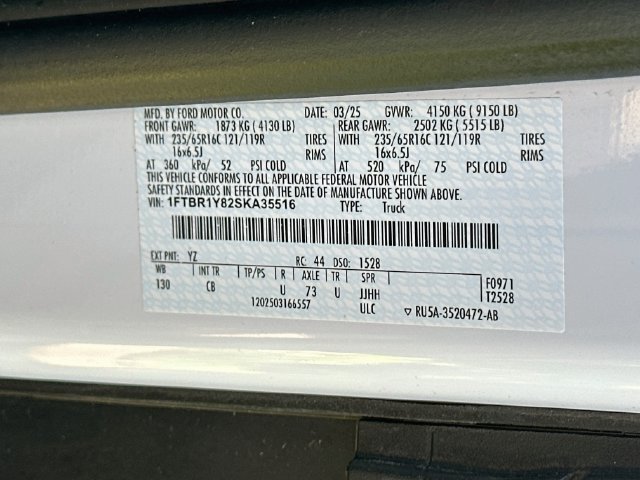 Certified 2025 Ford Transit 250 Low Roof w/ Exterior Upgrade Package RWD image 31
