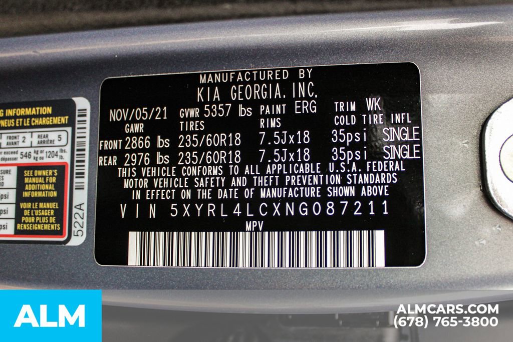 Used 2022 Kia Sorento S FWD image 42