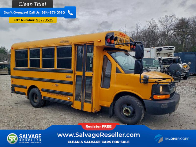 Used 2014 Chevrolet Express 3500 w/ School Bus Package