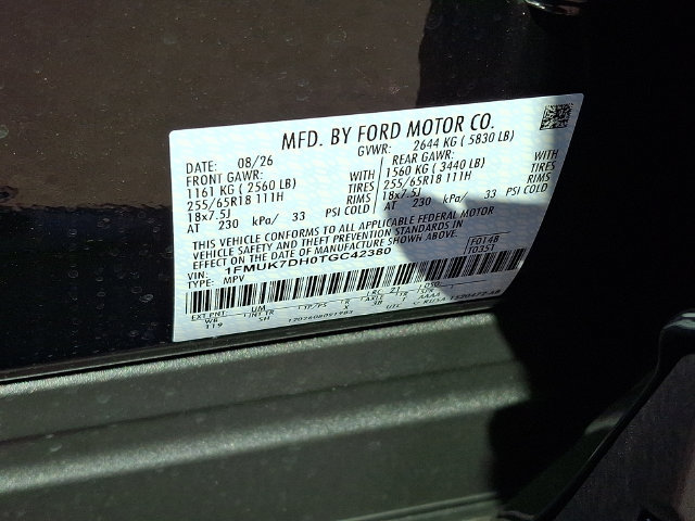 New 2026 Ford Explorer Active w/ Active Comfort Package RWD image 10