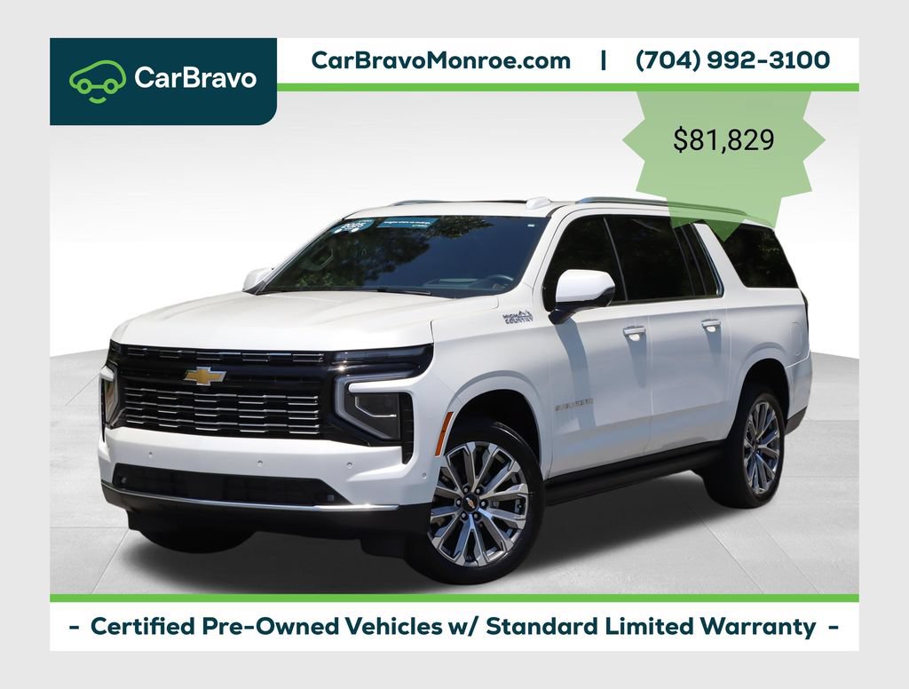 Certified 2025 Chevrolet Suburban High Country AWD/4WD 360° Tour