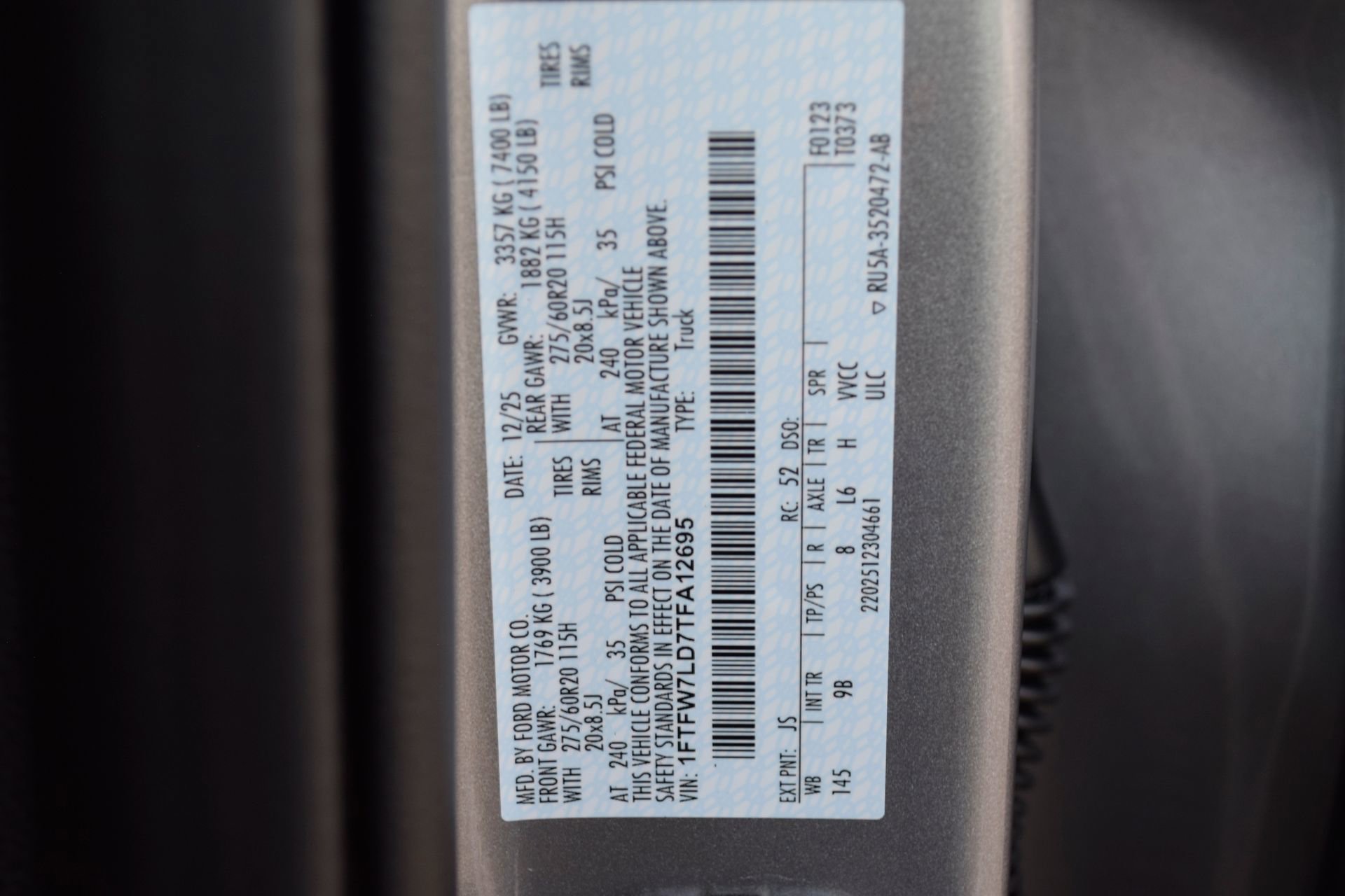 New 2026 Ford F150 Platinum w/ Equipment Group 702A High image 26