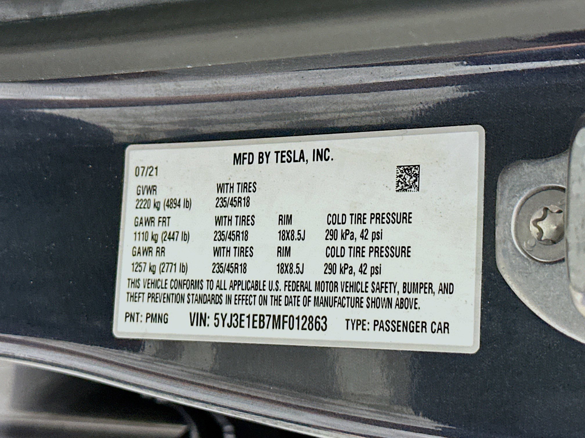Used 2021 Tesla Model 3 Long Range AWD/4WD image 12