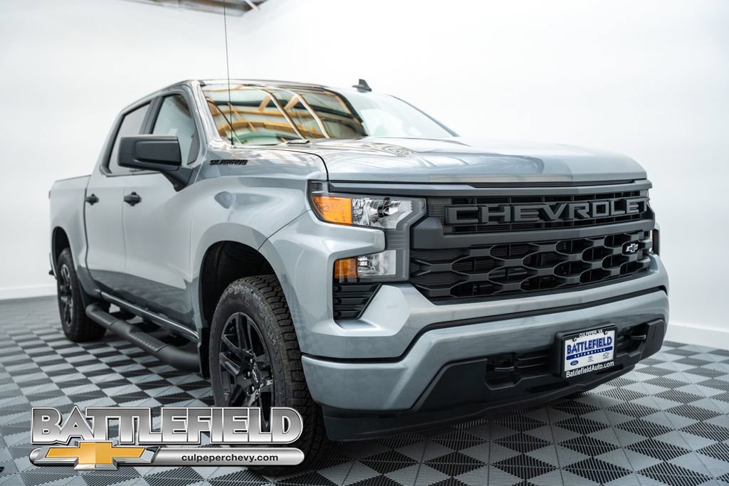 New 2026 Chevrolet Silverado 1500 Custom w/ Turbomax Blackout Package