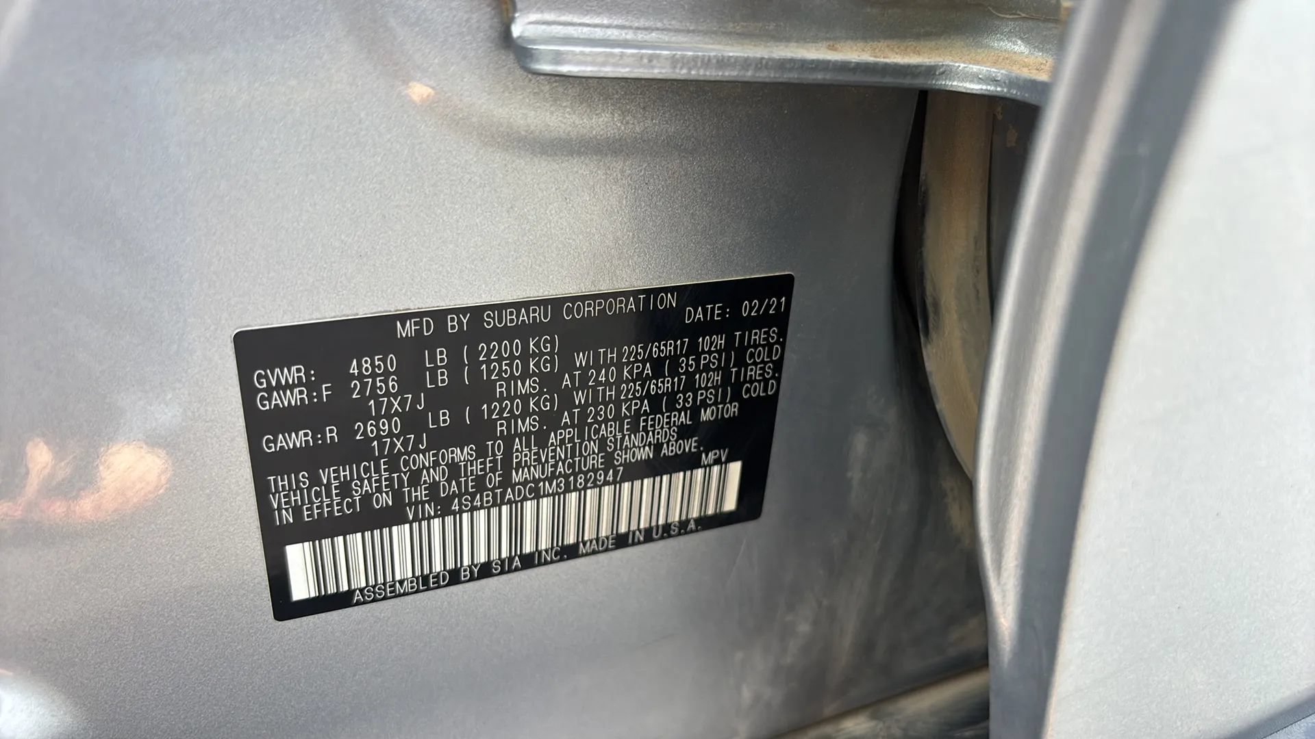 Used 2021 Subaru Outback Premium AWD/4WD image 32