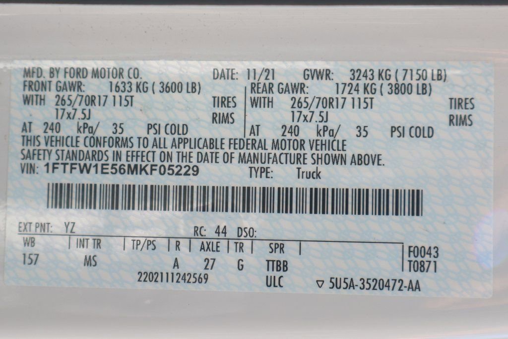 Used 2021 Ford F150 XLT image 54