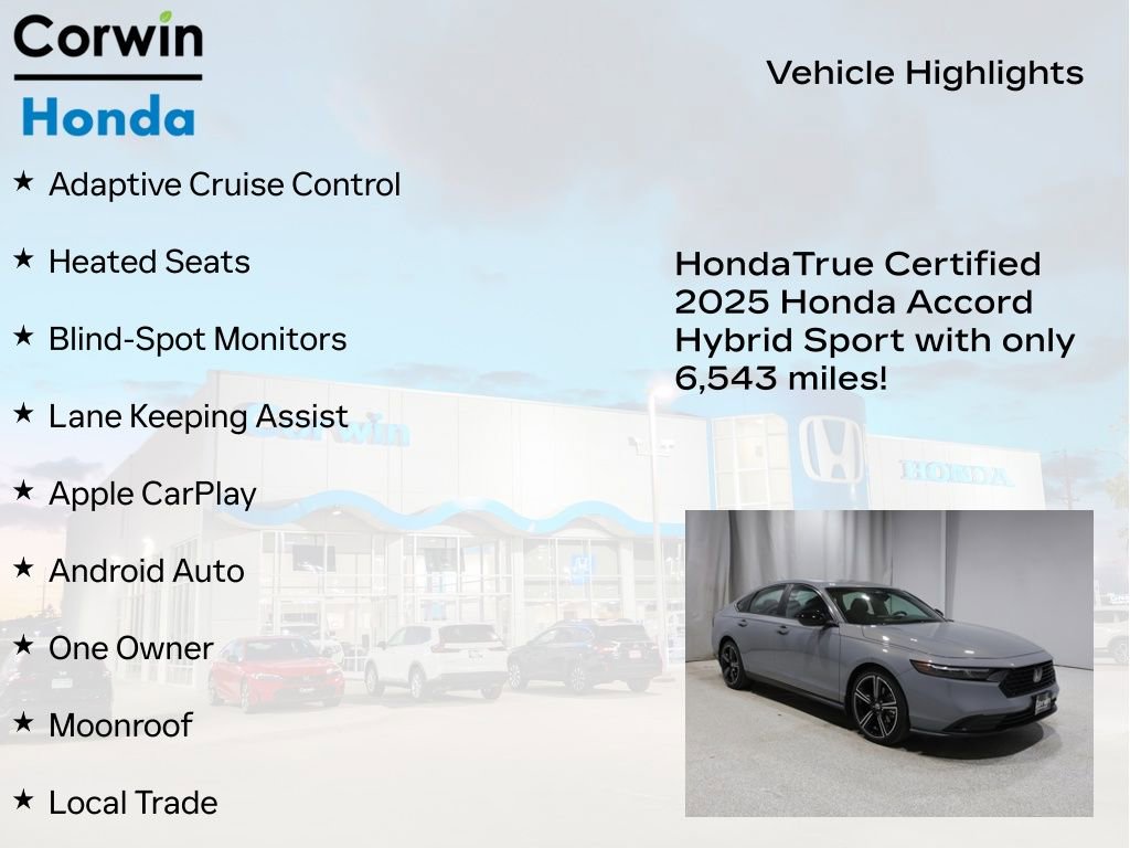 Used 2025 Honda Accord Sport image 9