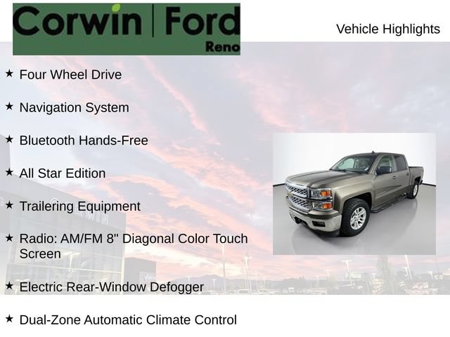 Used 2014 Chevrolet Silverado 1500 LT w/ All Star Edition AWD/4WD image 7