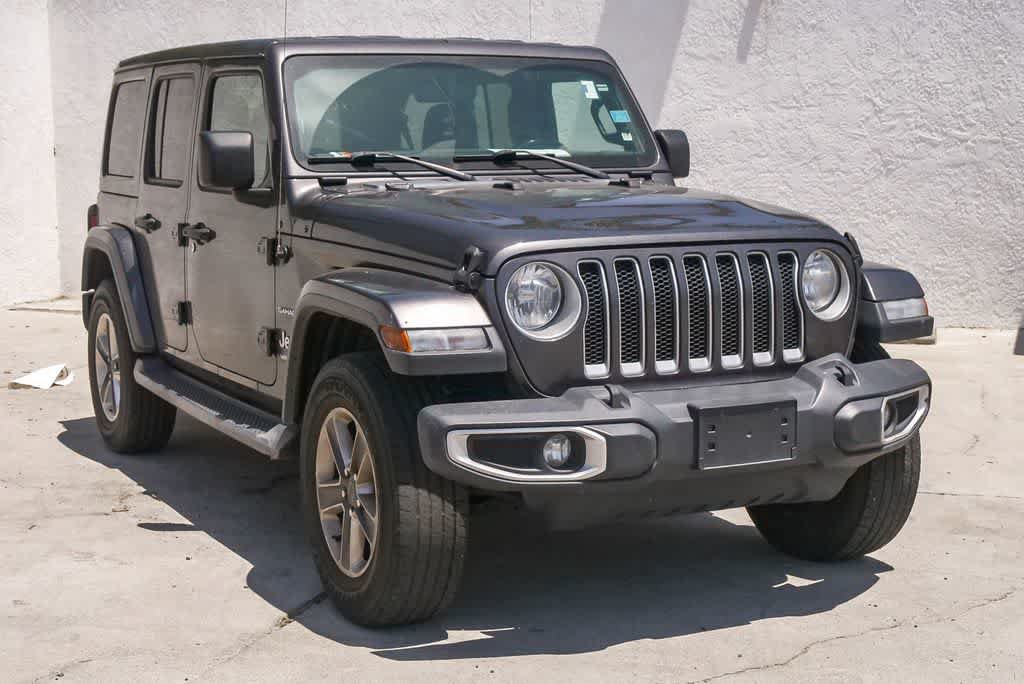 Used 2020 Jeep Wrangler Unlimited Sahara w/ Uconnect 4C Nav & Sound Group AWD/4WD image 3