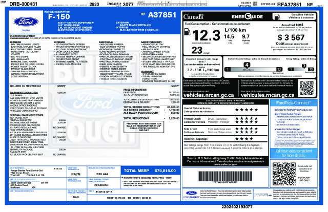 Used 2024 Ford F150 XLT w/ Equipment Group 303A High AWD/4WD image 52