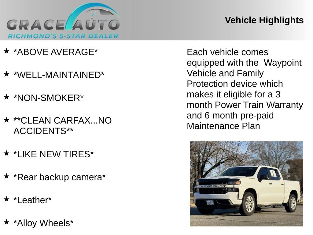 Used 2022 Chevrolet Silverado 1500 Custom image 2