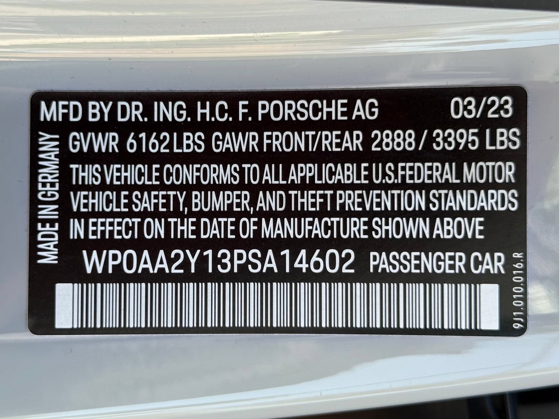 Certified 2023 Porsche Taycan RWD image 38