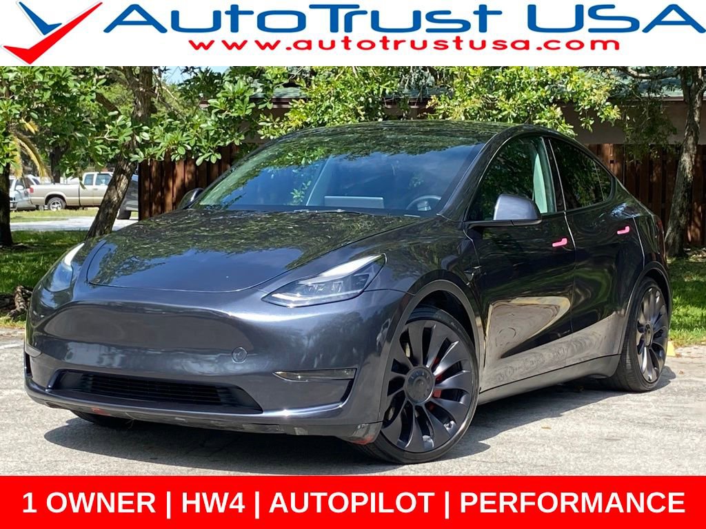 Used 2025 Tesla Model Y Performance AWD/4WD image 1