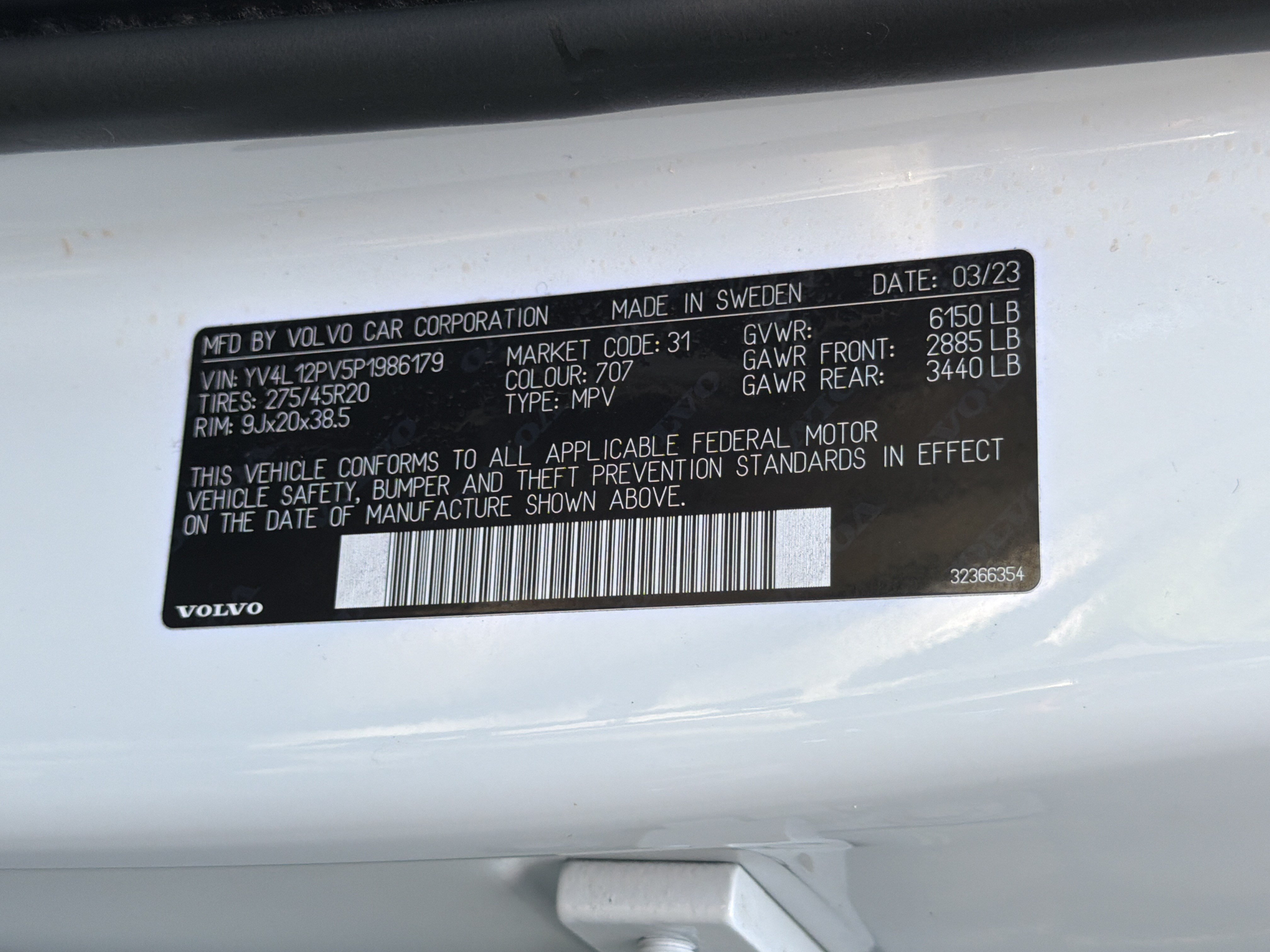Certified 2023 Volvo XC90 B5 Core w/ Protection Package Premier AWD/4WD image 36