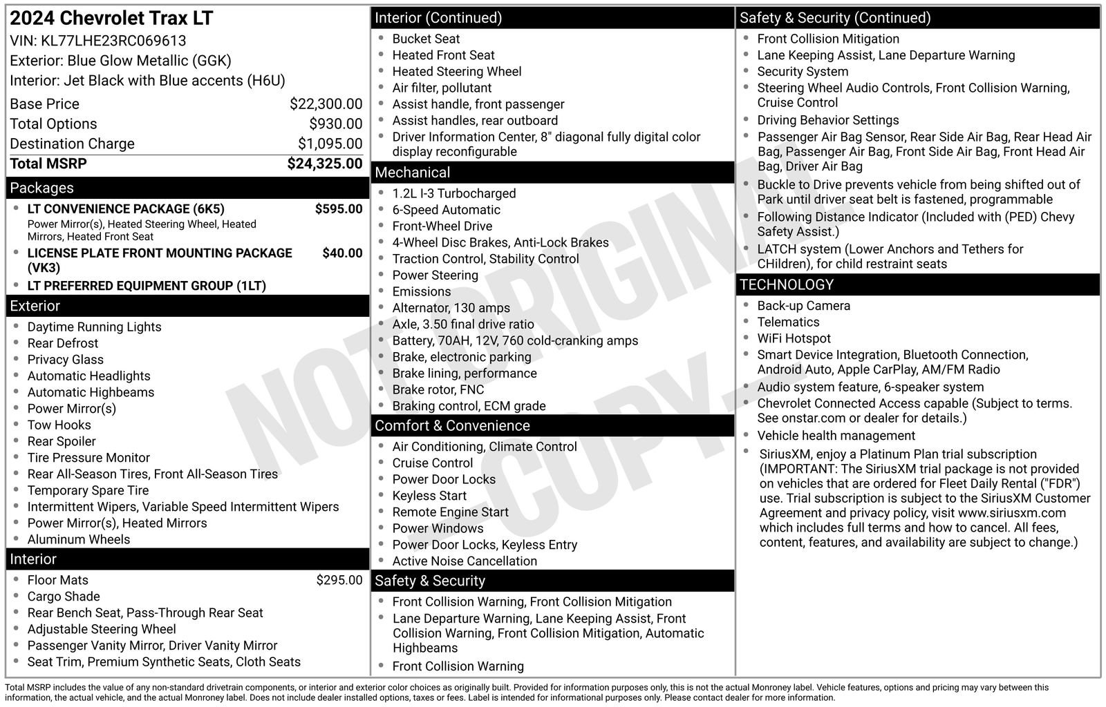 Used 2024 Chevrolet Trax LT w/ LT Convenience Package FWD image 2
