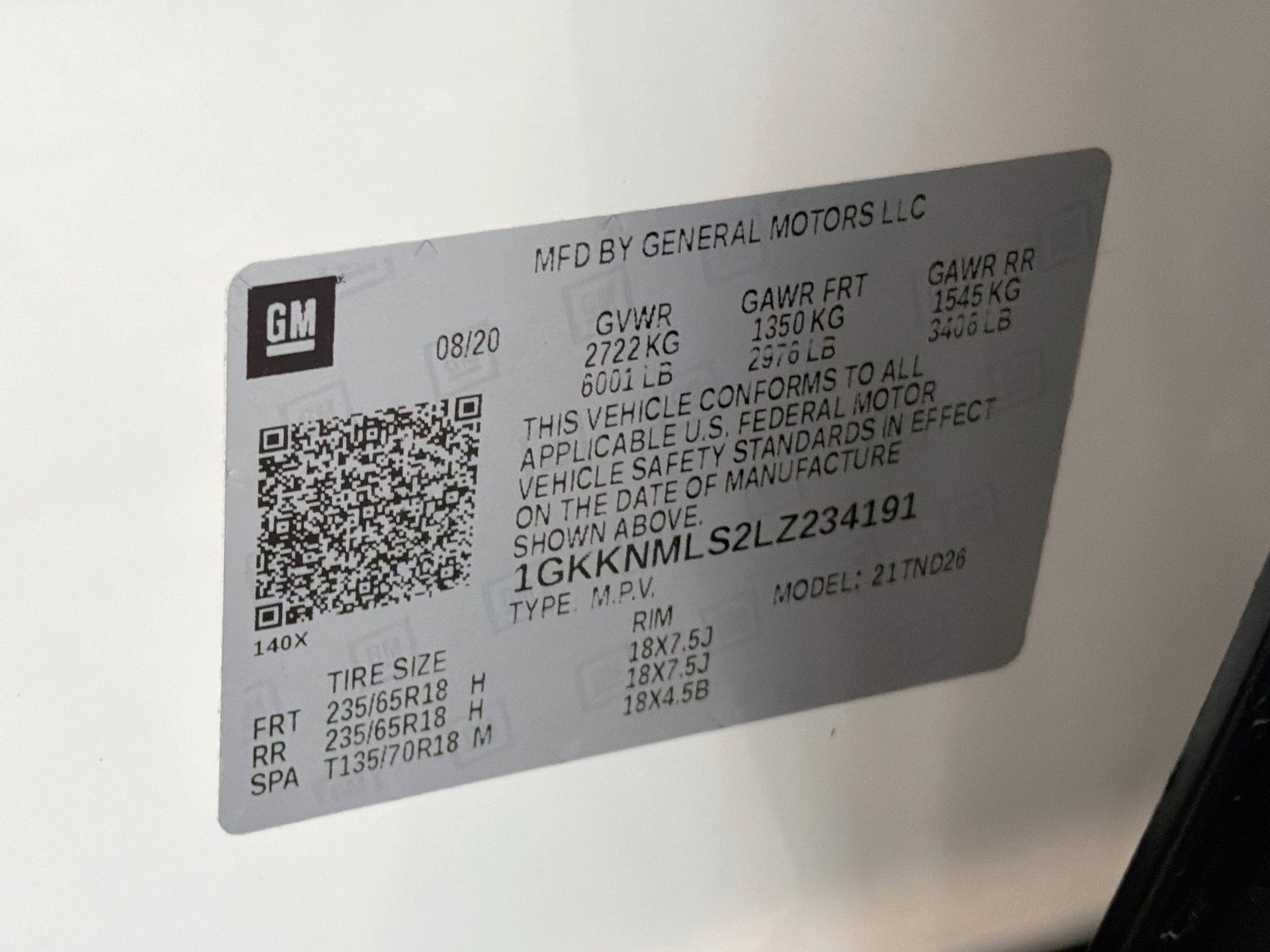 Used 2020 GMC Acadia SLT FWD image 40