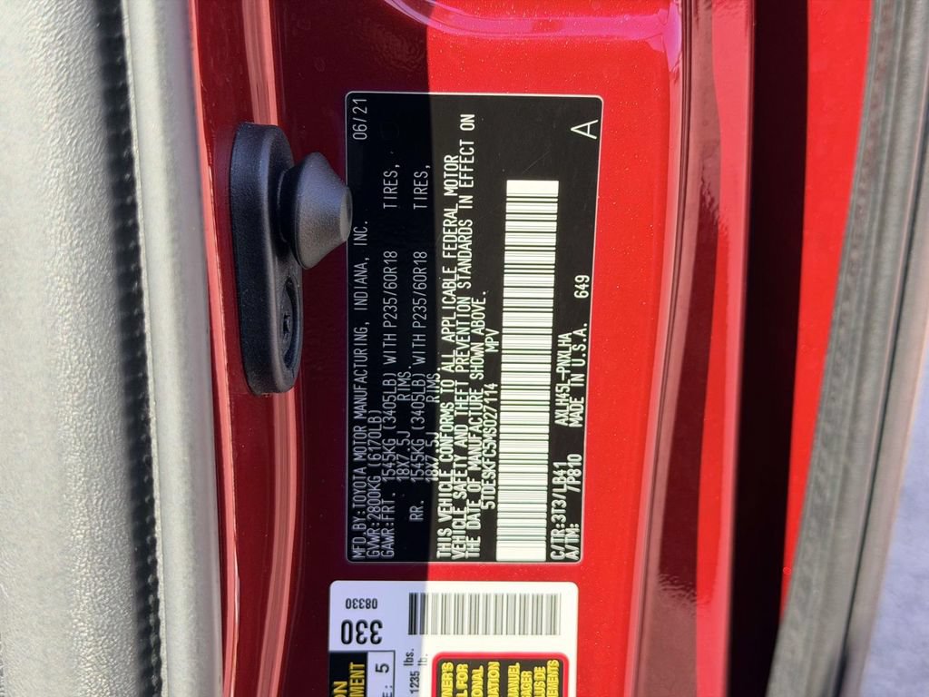 Certified 2021 Toyota Sienna Platinum AWD/4WD image 27