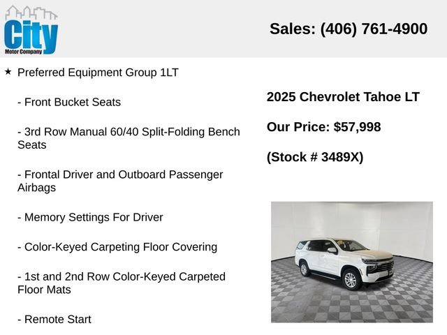 Used 2025 Chevrolet Tahoe LT AWD/4WD image 7