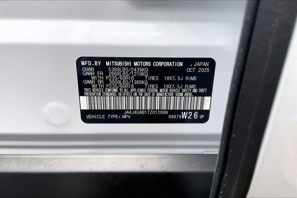 New 2026 Mitsubishi Outlander ES AWD/4WD image 12
