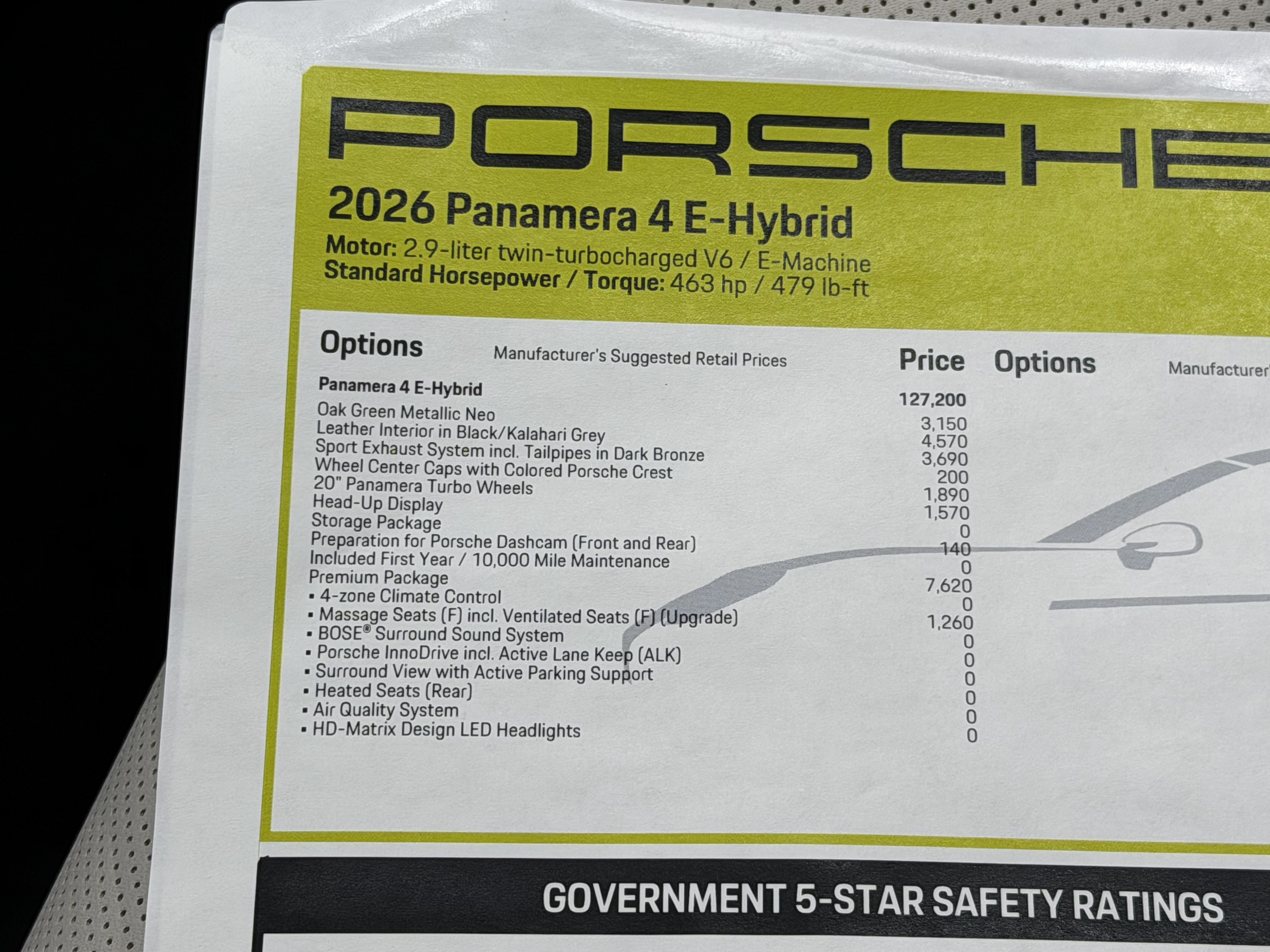 New 2026 Porsche Panamera 4 AWD/4WD image 59