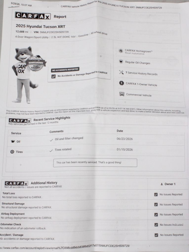 Certified 2025 Hyundai Tucson XRT AWD/4WD image 6