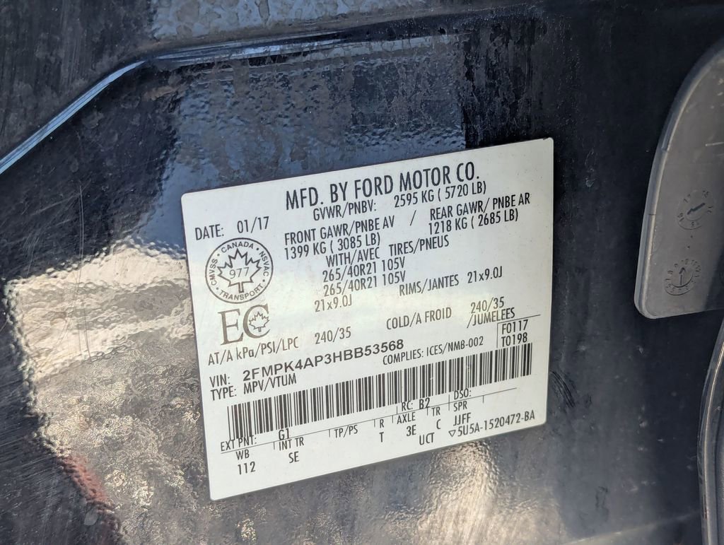 Used 2017 Ford Edge Sport w/ Equipment Group 401A image 31