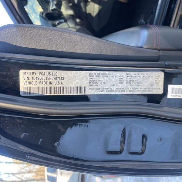 Used 2022 Dodge Durango R/T w/ Blacktop Package image 23