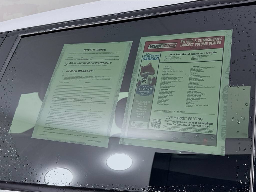 Certified 2024 Jeep Grand Cherokee L Laredo AWD/4WD image 15