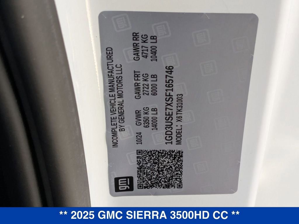 New 2025 GMC Sierra 3500 Pro w/ Convenience Package image 29