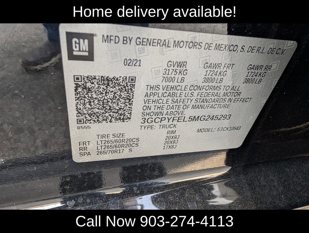 Used 2021 Chevrolet Silverado 1500 LT Trail Boss image 35