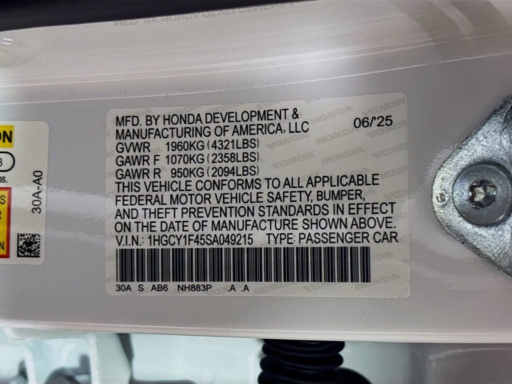 New 2025 Honda Accord SE image 26