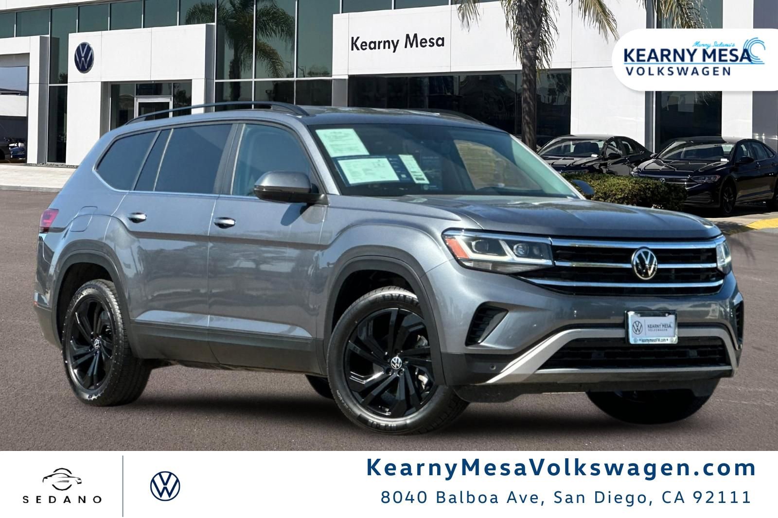 Used 2023 Volkswagen Atlas SE w/ Black Wheel Package