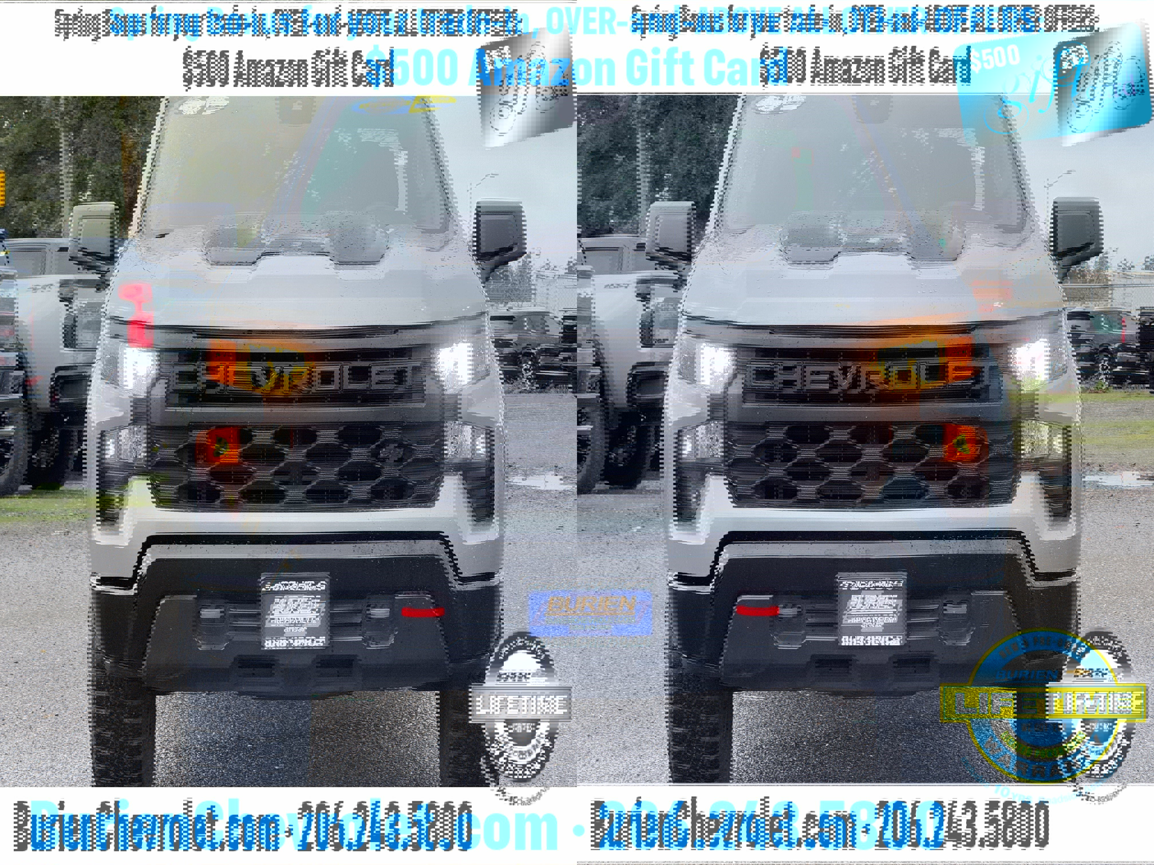 Used 2023 Chevrolet Silverado 1500 Custom Trail Boss w/ LPO, Dark Essentials Package image 8