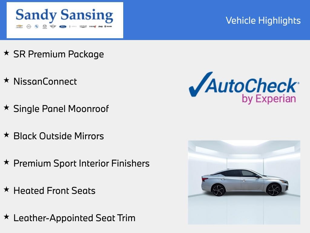 Used 2023 Nissan Altima 2.5 SR w/ SR Premium Package FWD image 7