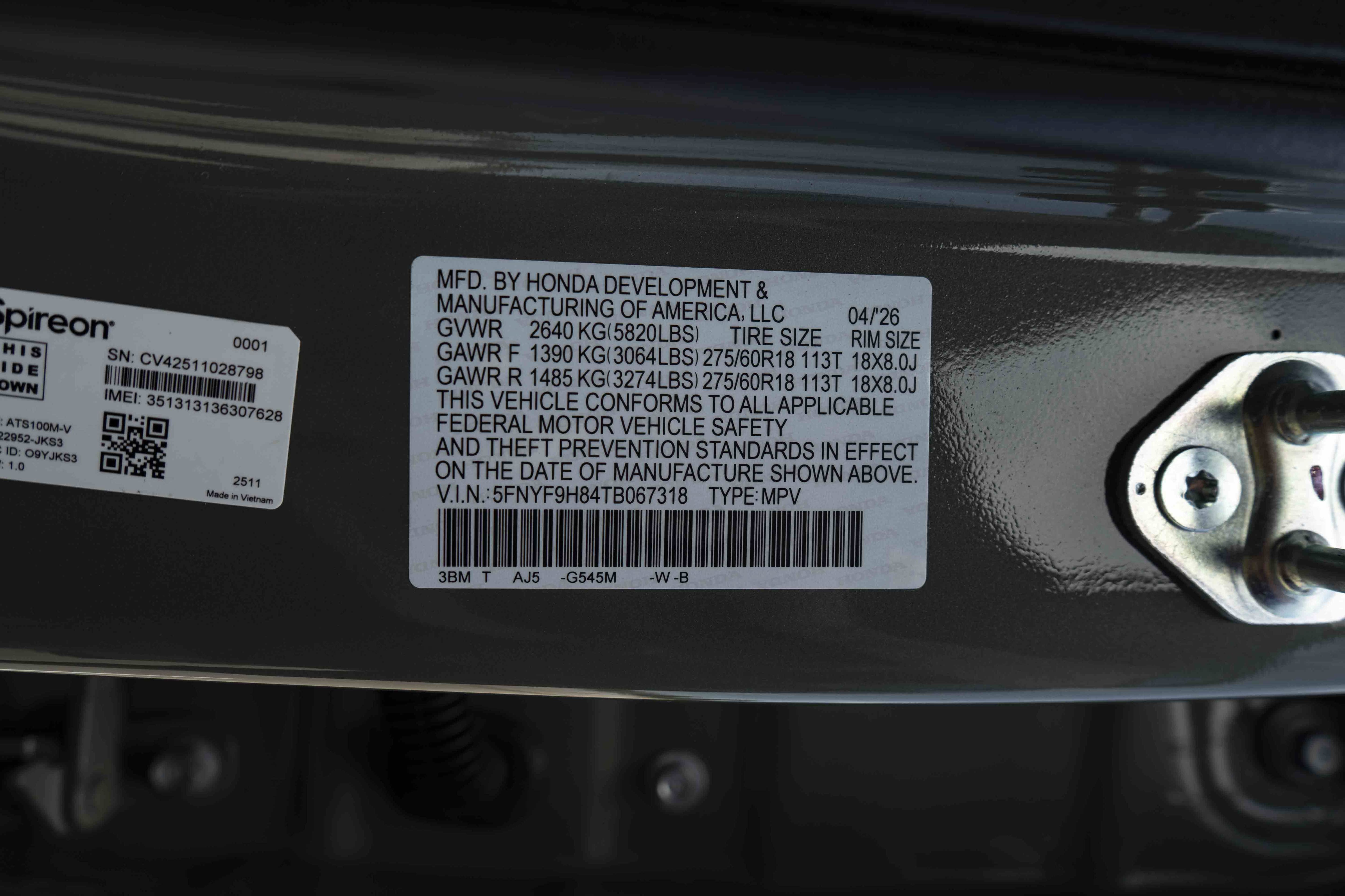 Used 2026 Honda Passport TrailSport Elite image 47