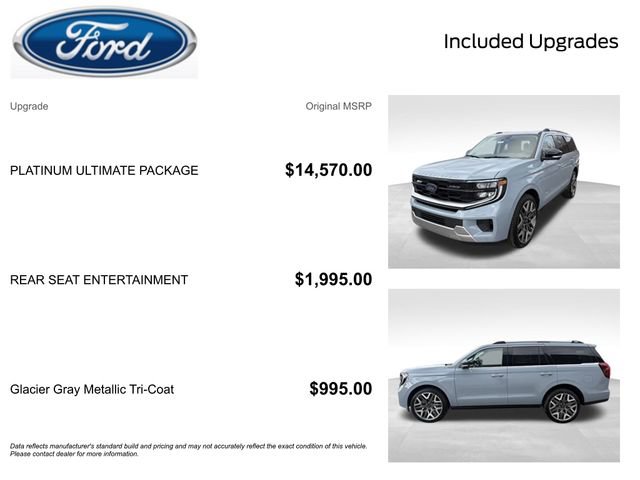 New 2026 Ford Expedition Platinum w/ Platinum Ultimate Package image 2