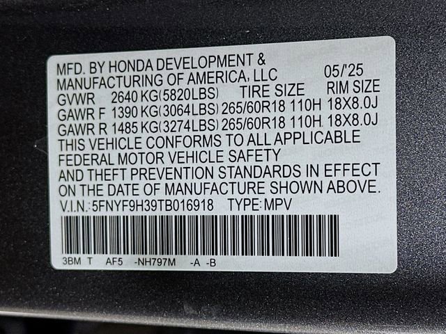 Used 2026 Honda Passport RTL image 35