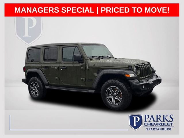 Used 2022 Jeep Wrangler Unlimited Sport w/ Sun And Sound Package