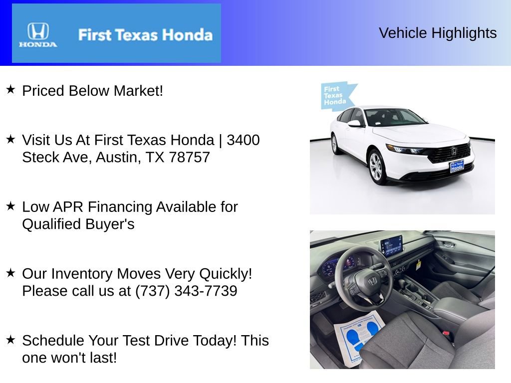 New 2026 Honda Accord LX image 5