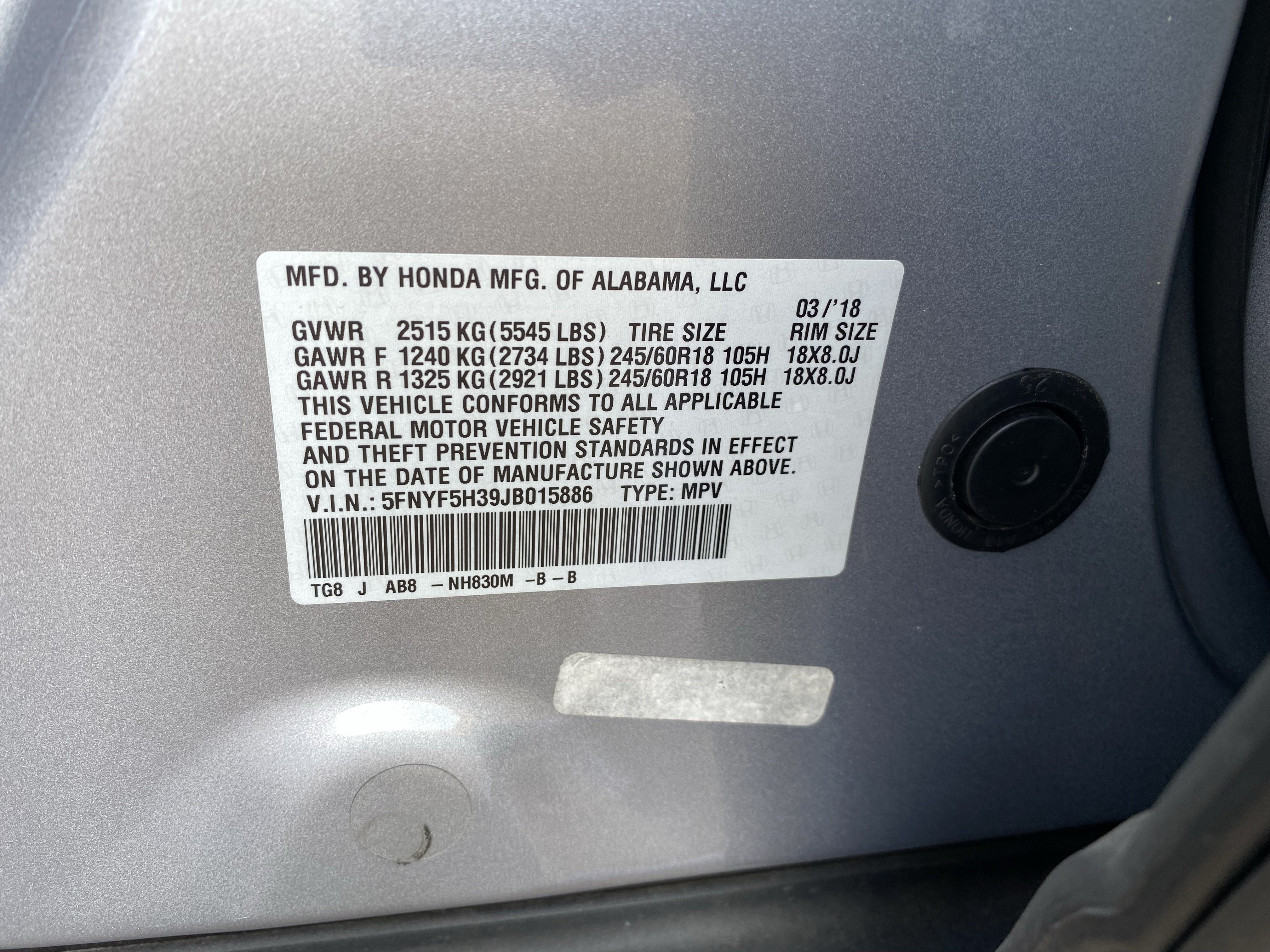 Used 2018 Honda Pilot EX image 33
