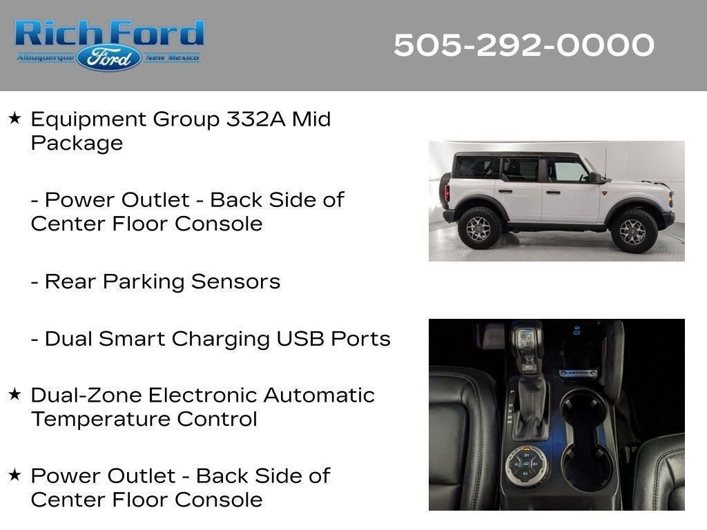 Certified 2025 Ford Bronco Badlands AWD/4WD image 32