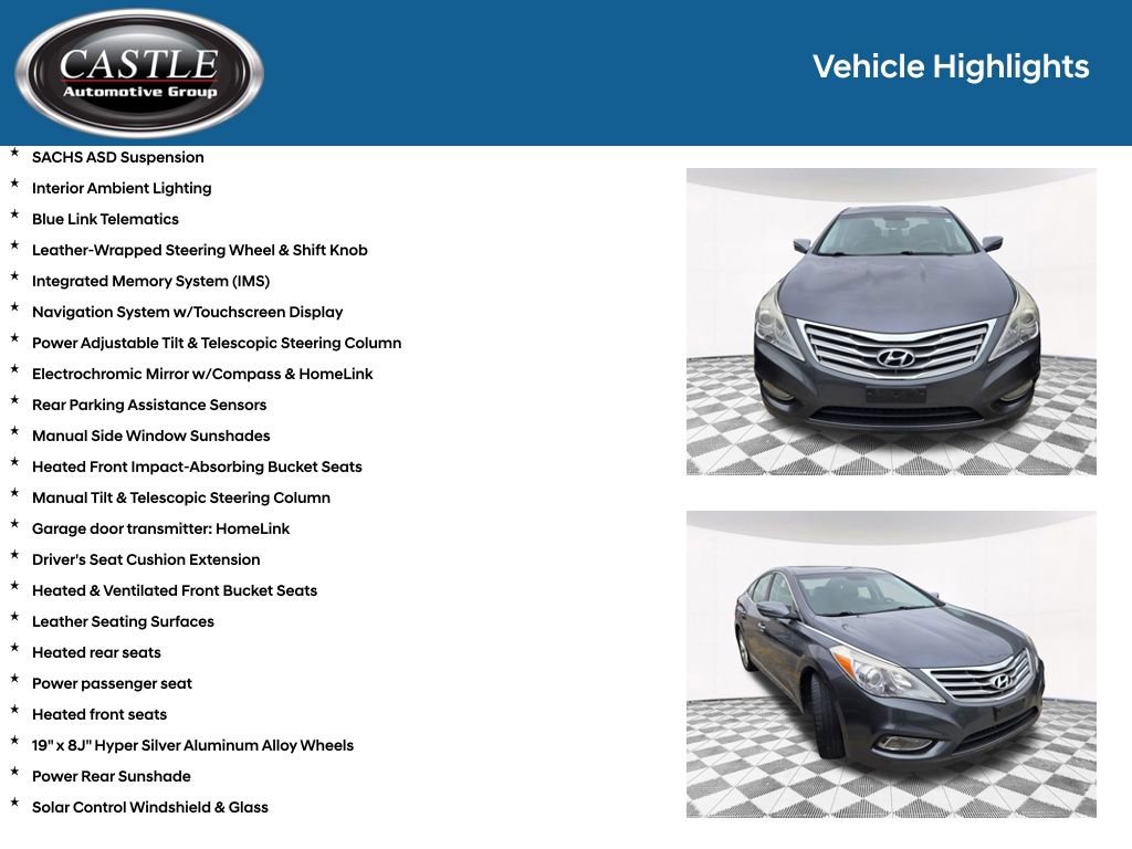 Used 2012 Hyundai Azera image 16